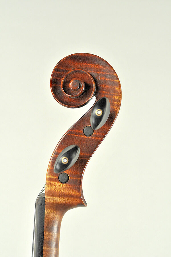 Karl Probst antik mesterhegedű csiga